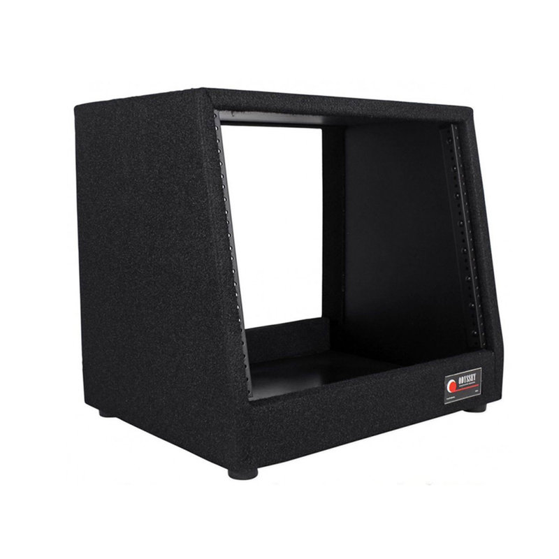Carpeted DJ Music Studio Equipment Audio Rack