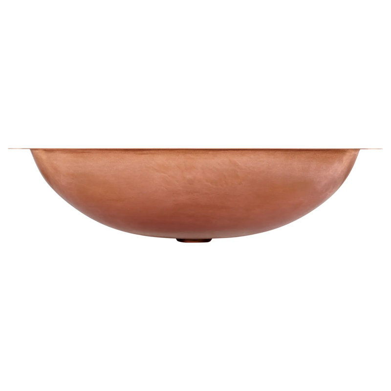 Lavabo de salle de bain rectangulaire encastrable 20 po Cuivre Living
