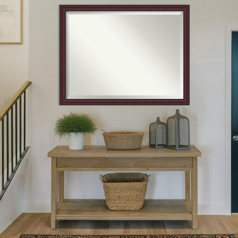 Miroir mural Dalat, 33,75 po x 43,75 po, Cherry