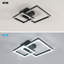 Square 52Cm 2-Light LED Flush Mount