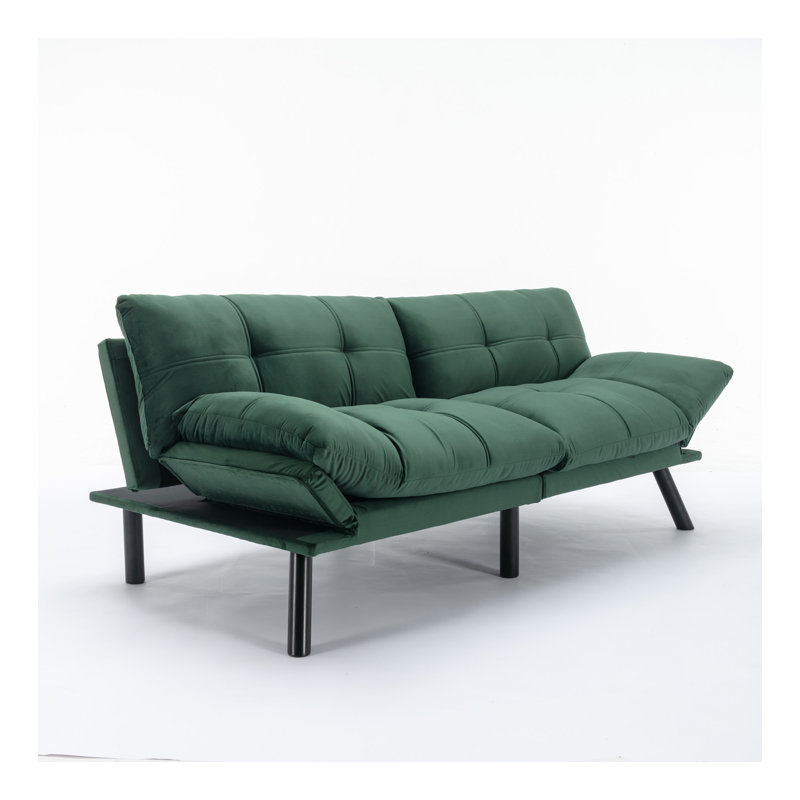 Convertible Folding Modern sofa Bed, Emerald