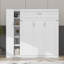 Lit escamotable double pleine grandeur avec tablettes, garde-robe et éclairage DEL-1462910990-1462910988