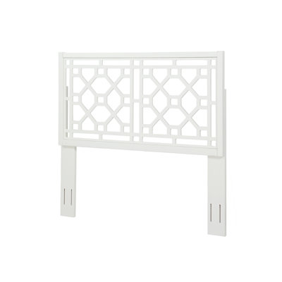 Tabor Chippendale White Headboard by Wildon Home