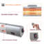 Stainless Steel Electric Ceiling Mounted Patio Heater