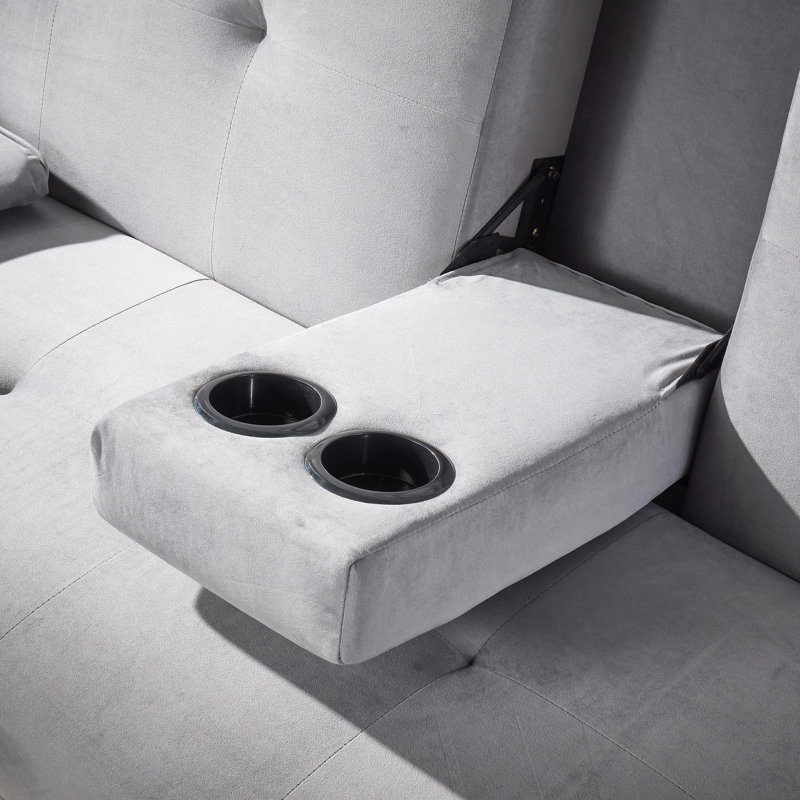 Farhat 2 Seater Fabric Sofa Bed