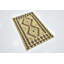 Tapis zone en laine crème/brune 2 pi 8 po x 4 pi one-of-kind noué la Lorain