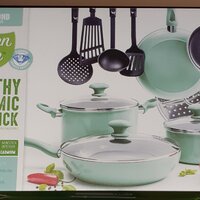 GreenLife Soft Grip Ceramic Nonstick Cookware Set - Turquoise, 13 pc - QFC