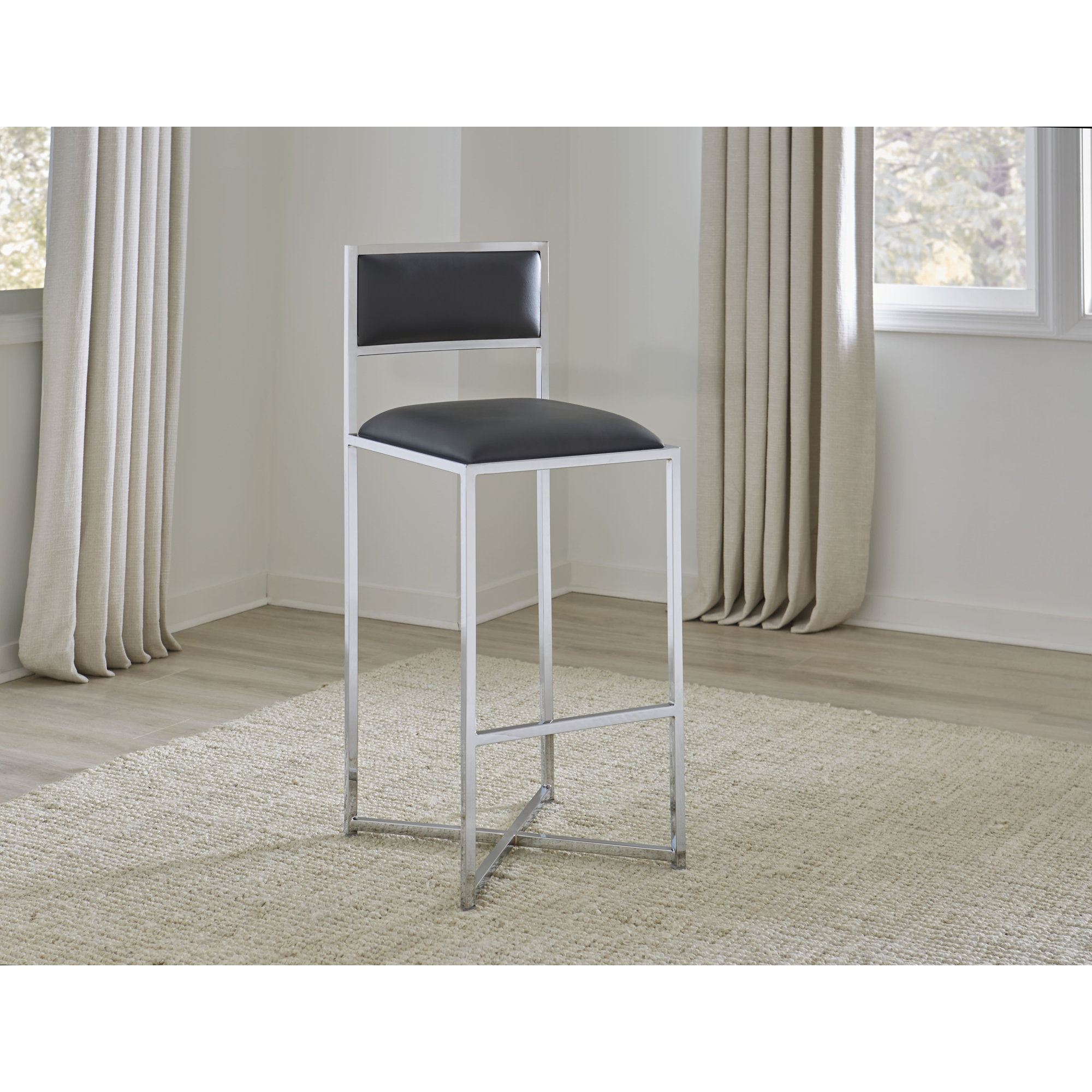 Malen Counter & Bar Stool, Cobalt, Bar Stool (30” Seat Height)