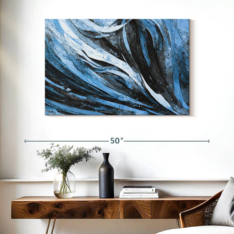 Avery Abstract Blue Breeze
