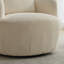 34.23" W Upholstered Swivel Barrel Chair-40852357