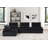 Aveline 160"W Velvet 4-Seater Modular Sectional Sofa-18866122