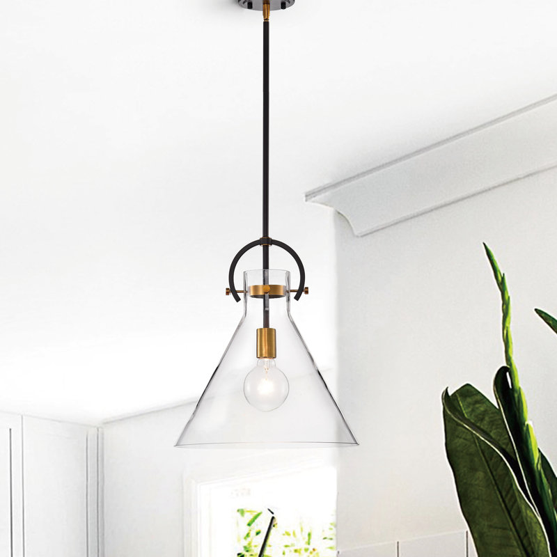 Luminaire suspendu conique 1 lumière