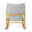 Solid Wood Rocking Chair with Cushion-1481441140-1481441097