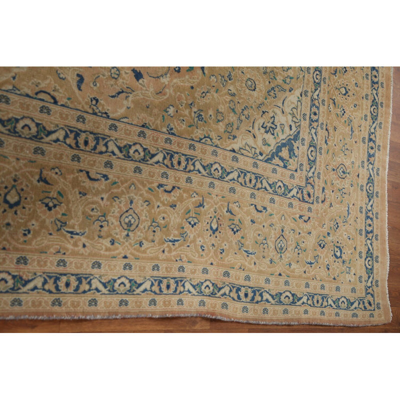 Tapis traditionnel floral en laine 10 x 12