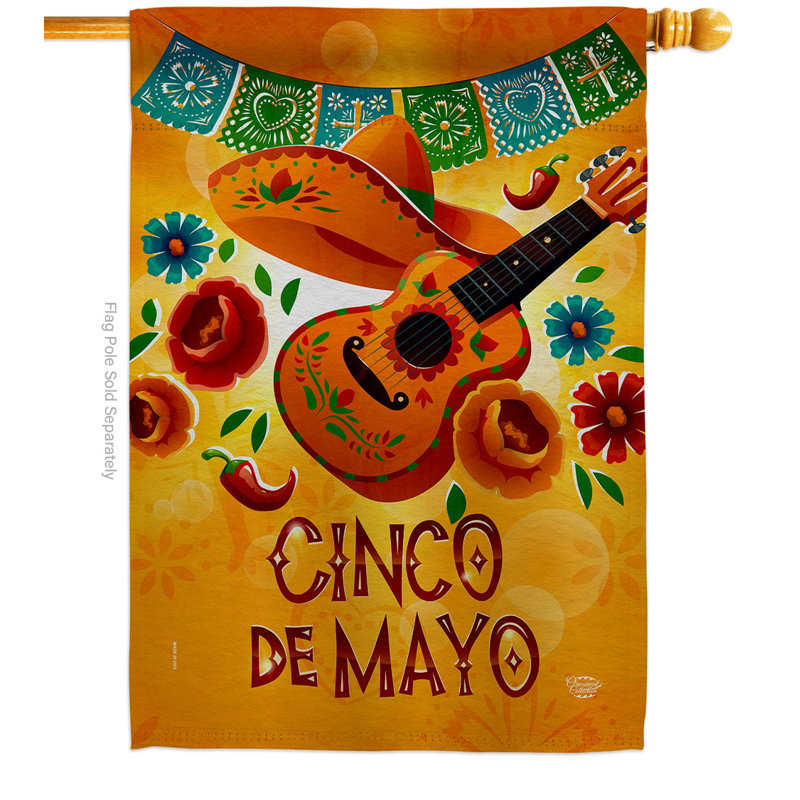 Drapeau de jardin Dance De Mayo, H 40 po x l 28 po