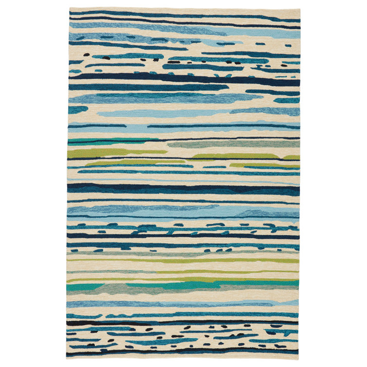 Highland Dunes Graysen Abstract Indoor / Outdoor Rug & Reviews | Wayfair