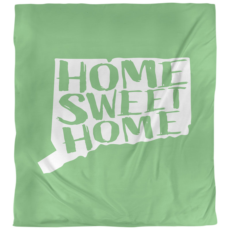 Housse de couette connecticut doux, Housse de couette pour grand lit, Vert, Microfibre