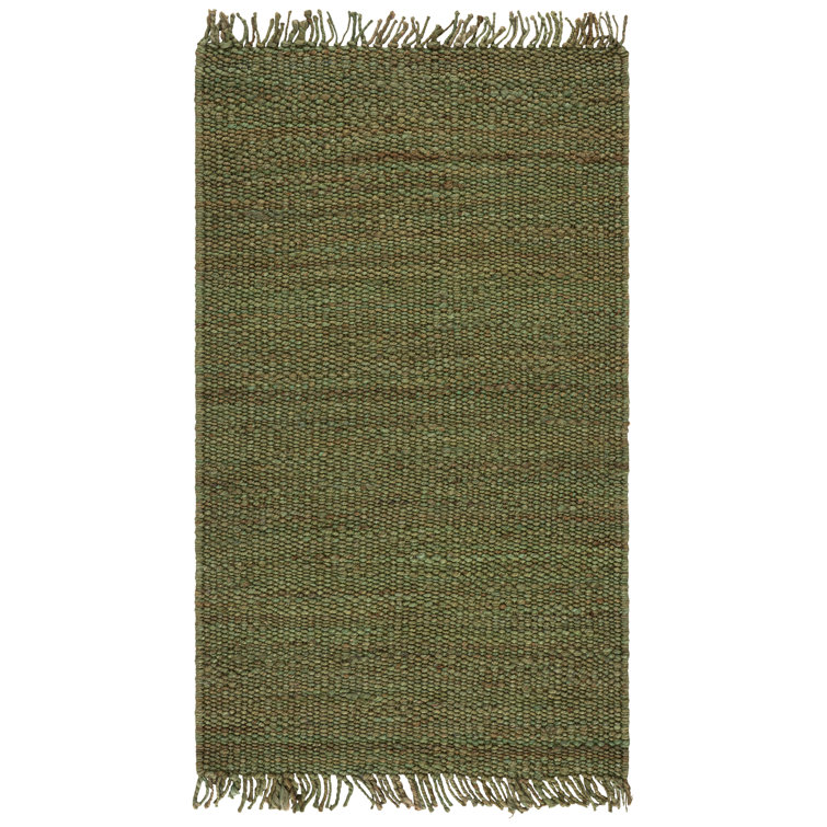 Fitzwater Natural Fiber Hand Woven Jute Striped Rug