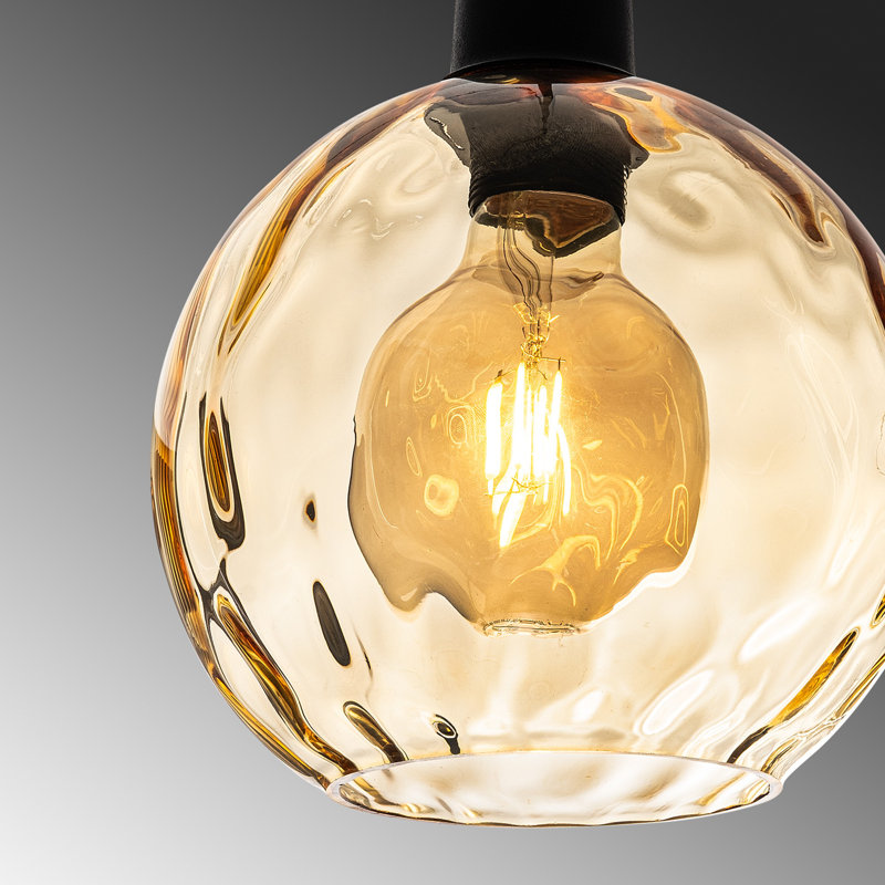 Sheen Chandelier, Yellow, Black
