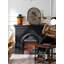 French retro solid wood birdcage fireproof decorative fireplace-1707366927