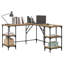 L-Shaped Metal Base Computer Desk-1263426039