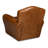 Elite Upholstered Swivel Armchair-97838817