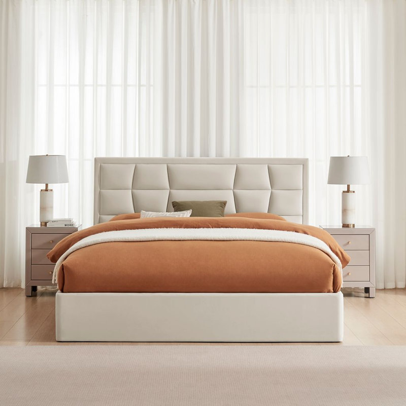 Upholstered Ottoman Storage Bed