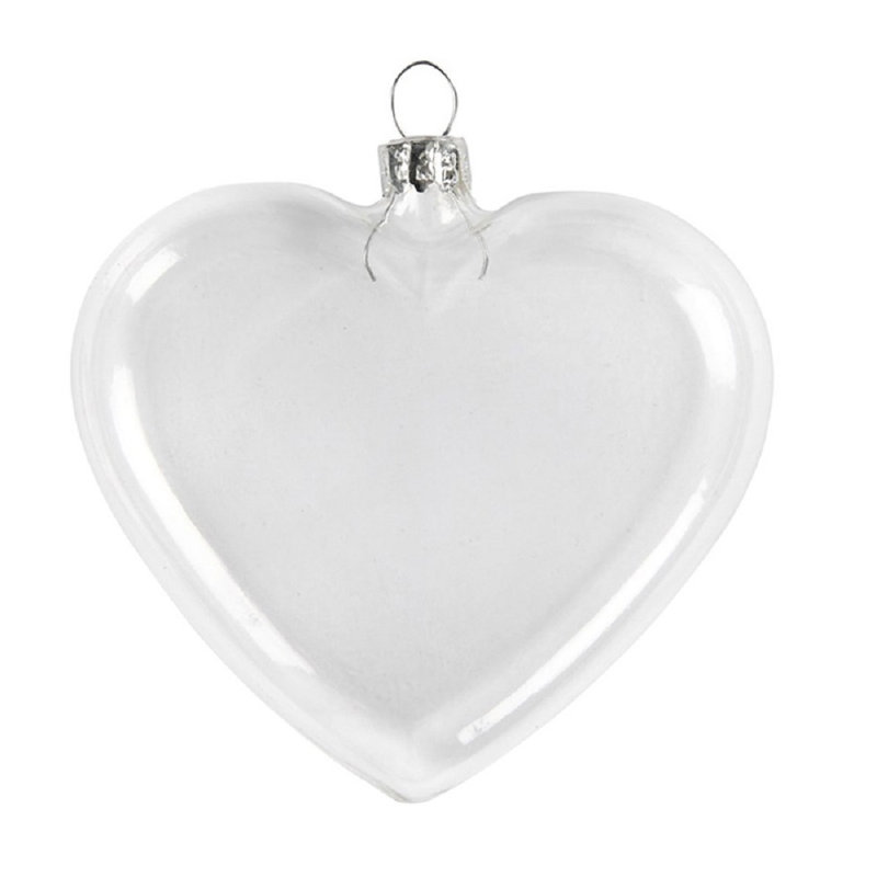 10cm Solid Colour Glass Bauble