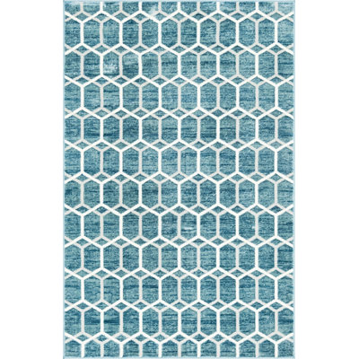 Linares Geometric Hand Woven Area Rug
