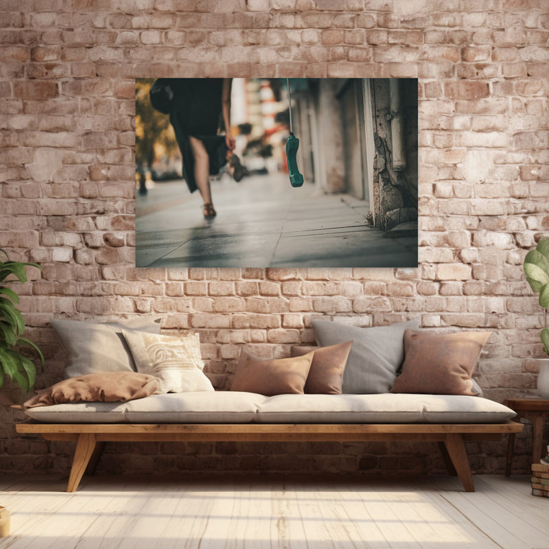 Art mural contemporain abstrait sans titre, H 60 po x l 40 po
