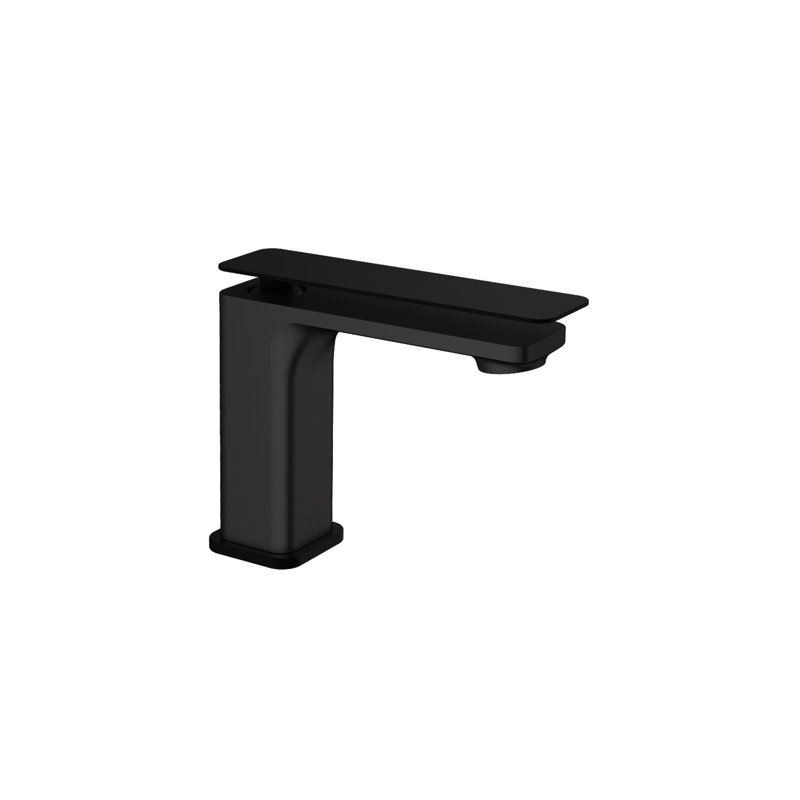 Robinet pour salle de bain à un trou, Noir