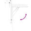 Balcony Table Metal Medium Collapsible Patio Table-1287427961