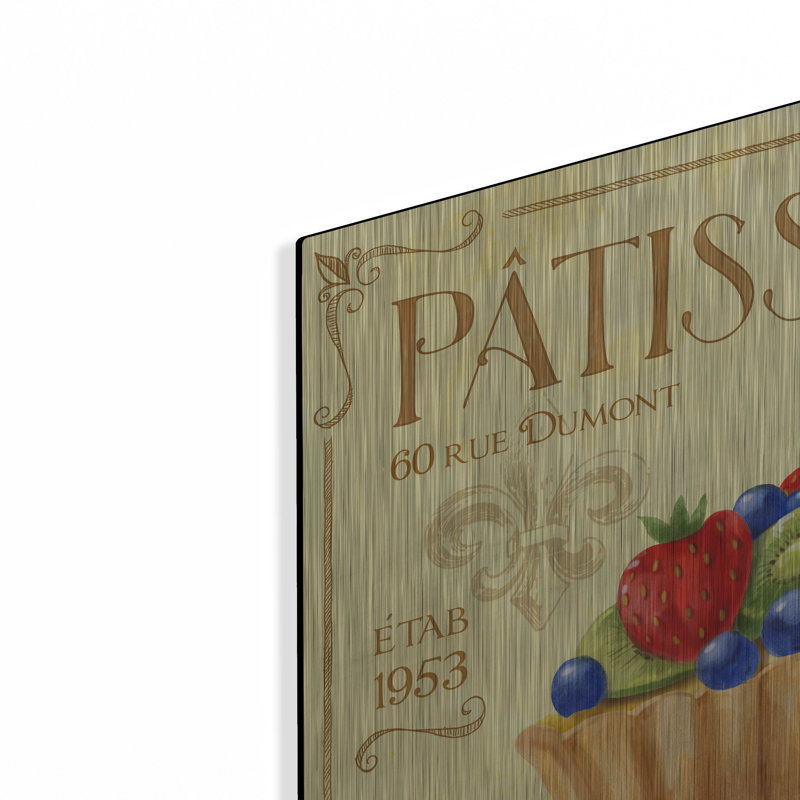  «Patisserie 7» par Fiona Stokes-Gilbert, art mural en métal, H 24 po x l 24 po