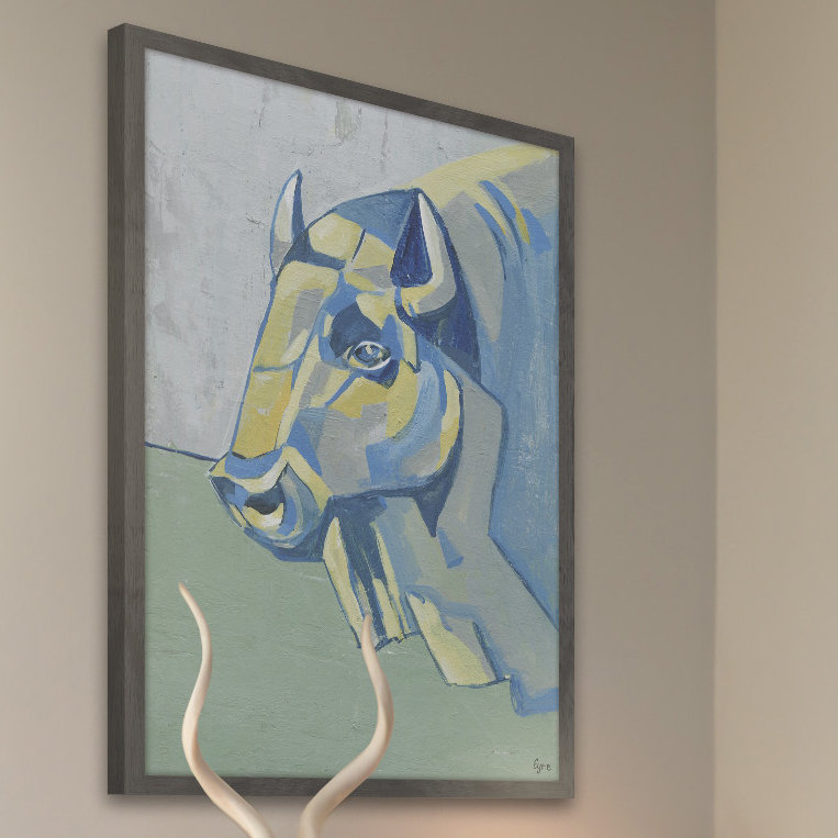 "" -reproduction d’art sur toile On a Mission, H 36 po x l 24 po, Cadre photo