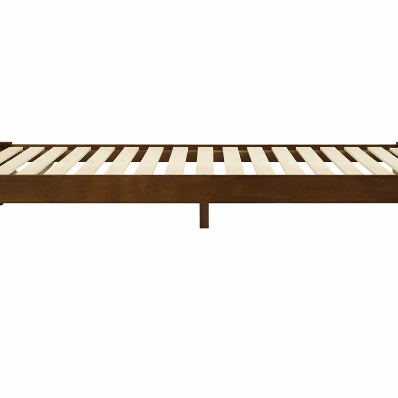 Kieron Nova Wood Platform Base, Full /Double, Walnut