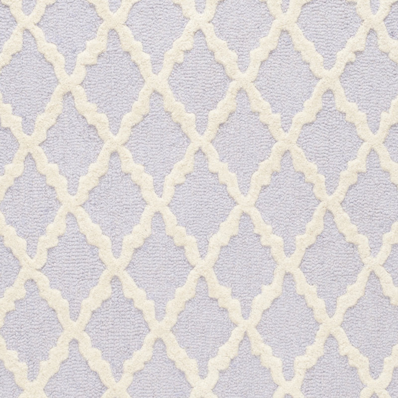 Cannen Hand Tufted Wool Geometric Rug, Rectangle 4' x 6'