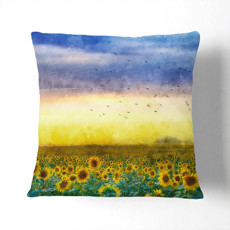 Square Throw Cushion, 40cm H x 40cm W x 15cm D