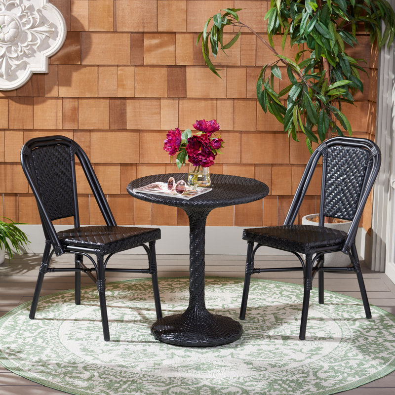 Aashiya 2 - Person Patio Dining Set with Round Table