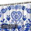 Rideau de douche Folk Art-129039612