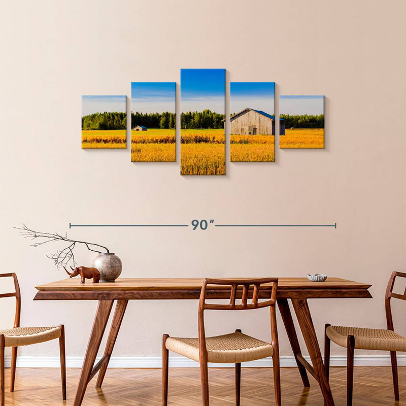 Maison de grange finlandaise, H 36 po x l 80 po