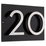 Floating 1-Line Wall Address Plaque