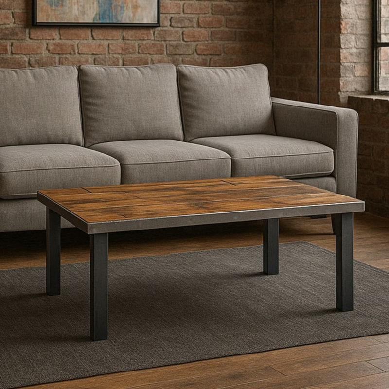 Table basse The Reclaimed Roots, H 16,5 po x l 30 po x P 30 po
