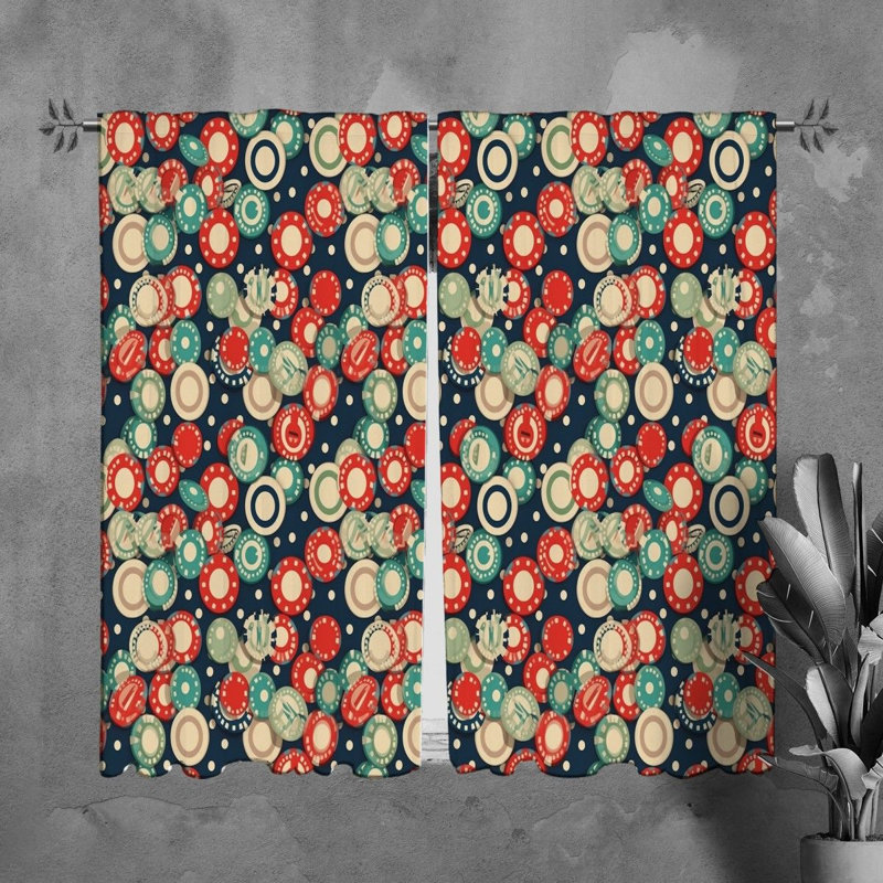 Paire de rideaux obscurcissant en polyester Marquice, L 40 po x L 61 po