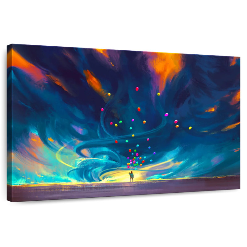 Ashelle fantaisie acrylique, H 34 po x l 51 po