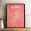 Madrid City Map 1 Piece Wall Art-688295175