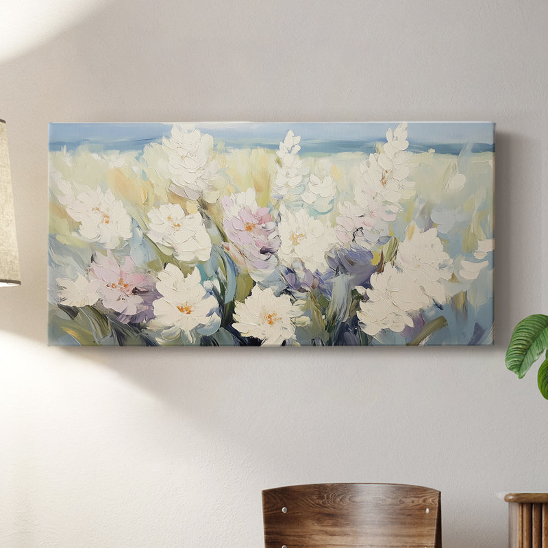 Botanical Series-CCV III - Toile tendue avec châssis - Prêt à être accroché, H 24 po x l 48 po