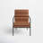 Keeley 23.5" W Top Grain Leather Armchair-1674906493