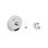 Corde à linge rétractable en chrome poli de 8 pi 