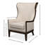 Nolan Linen Wingback Chair