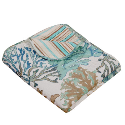 Atlantis Quilted Reversible Throw